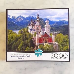 NWOT. Buffalo Games "Neuschwanstein Castle" 2000 Piece Puzzle Collection.